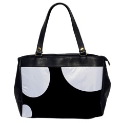 Black And White Moonlight Office Handbags