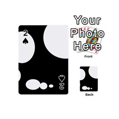 Black and white moonlight Playing Cards 54 (Mini) 