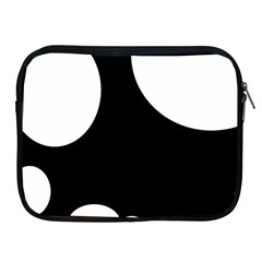 Black and white moonlight Apple iPad 2/3/4 Zipper Cases