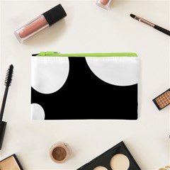 Black And White Moonlight Cosmetic Bag (xs) by Valentinaart