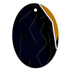 Digital Abstraction Ornament (oval) 