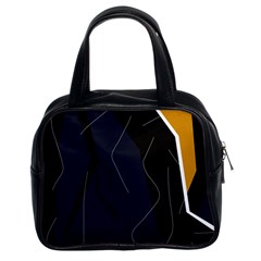 Digital Abstraction Classic Handbags (2 Sides) by Valentinaart