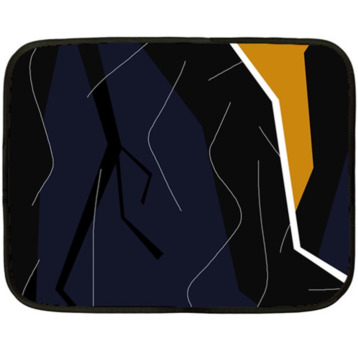 Digital abstraction Double Sided Fleece Blanket (Mini) 