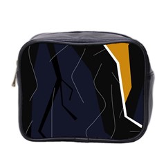 Digital Abstraction Mini Toiletries Bag 2-side