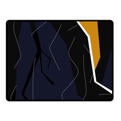 Digital Abstraction Double Sided Fleece Blanket (small) 