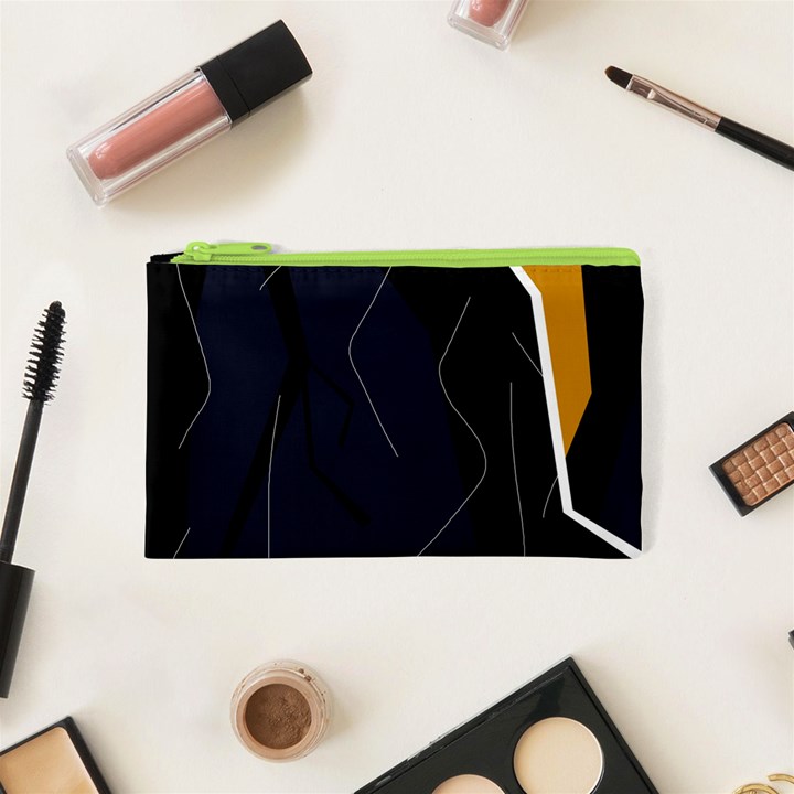 Digital abstraction Cosmetic Bag (XS)