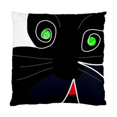 Big Cat Standard Cushion Case (two Sides) by Valentinaart