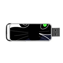 Big Cat Portable Usb Flash (two Sides) by Valentinaart