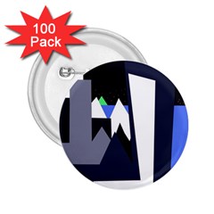 Glacier 2 25  Buttons (100 Pack) 