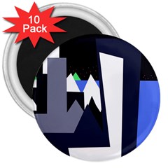 Glacier 3  Magnets (10 Pack) 