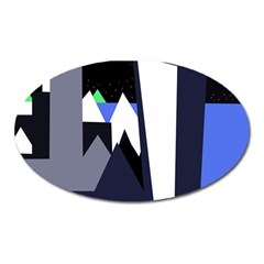 Glacier Oval Magnet