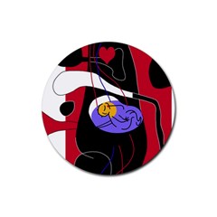 Love Rubber Coaster (round) 