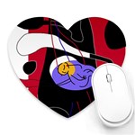 Love Heart Mousepads Front