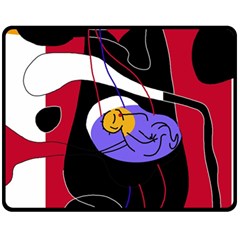 Love Double Sided Fleece Blanket (medium) 