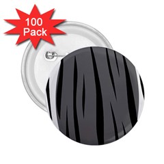 Gray, Black And White Design 2 25  Buttons (100 Pack) 