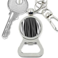 Gray, Black And White Design Bottle Opener Key Chains