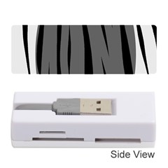 Gray, Black And White Design Memory Card Reader (stick) 