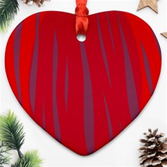 Hot Lava Ornament (heart) 