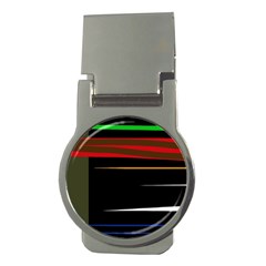 Colorful Lines  Money Clips (round) 