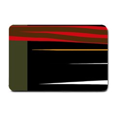 Colorful Lines  Small Doormat 