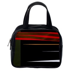 Colorful Lines  Classic Handbags (one Side)