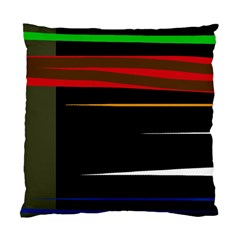 Colorful Lines  Standard Cushion Case (one Side) by Valentinaart