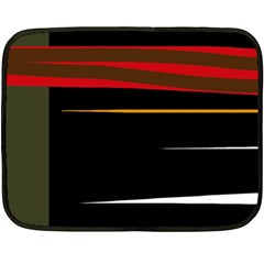 Colorful Lines  Fleece Blanket (mini)