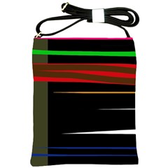 Colorful Lines  Shoulder Sling Bags