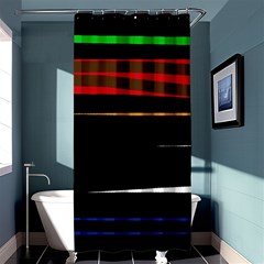 Colorful Lines  Shower Curtain 36  X 72  (stall) 