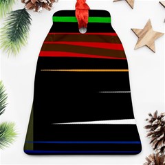 Colorful Lines  Bell Ornament (2 Sides)