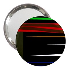 Colorful Lines  3  Handbag Mirrors