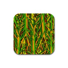 Upside-down Forest Rubber Square Coaster (4 Pack)  by Valentinaart