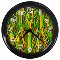 Upside-down Forest Wall Clocks (black)