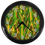 Upside-down forest Wall Clocks (Black) Front