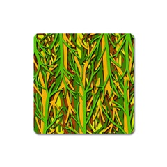 Upside-down Forest Square Magnet by Valentinaart