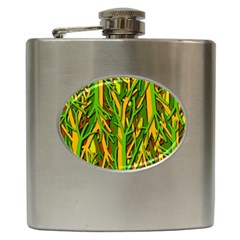 Upside-down Forest Hip Flask (6 Oz) by Valentinaart