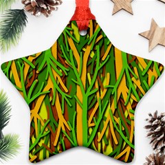 Upside-down Forest Star Ornament (two Sides) 