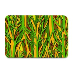 Upside-down Forest Plate Mats by Valentinaart