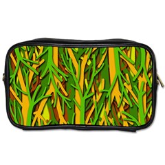 Upside-down Forest Toiletries Bags by Valentinaart