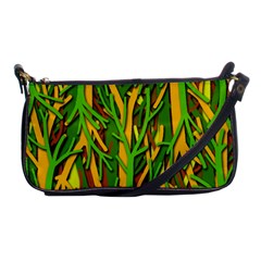 Upside-down Forest Shoulder Clutch Bags