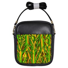 Upside-down Forest Girls Sling Bags