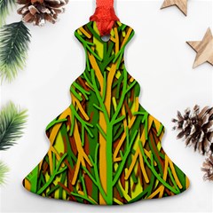 Upside-down Forest Ornament (christmas Tree) by Valentinaart