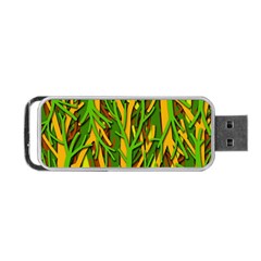 Upside-down Forest Portable Usb Flash (one Side) by Valentinaart