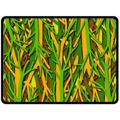 Upside-down Forest Double Sided Fleece Blanket (large) 