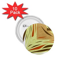 Brown Decorative Design 1 75  Buttons (10 Pack)