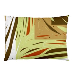 Brown Decorative Design Pillow Case