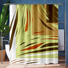 Brown Decorative Design Shower Curtain 60  X 72  (medium)  by Valentinaart