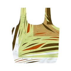 Brown Decorative Design Full Print Recycle Bags (m)  by Valentinaart