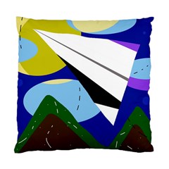 Paper Airplane Standard Cushion Case (one Side) by Valentinaart