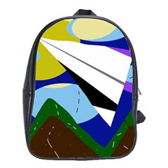 Paper Airplane School Bags(large) 